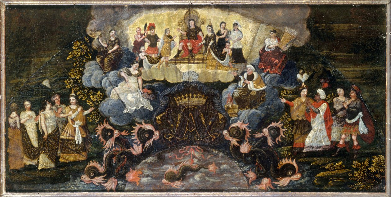 Allegory of the Marriage of the Dauphin with Marie-Anne of Bavaria, March 7, 1680 by anonymous 