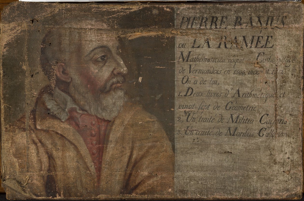 Portrait of Petrus Ramus, Mathematician by anonymous 