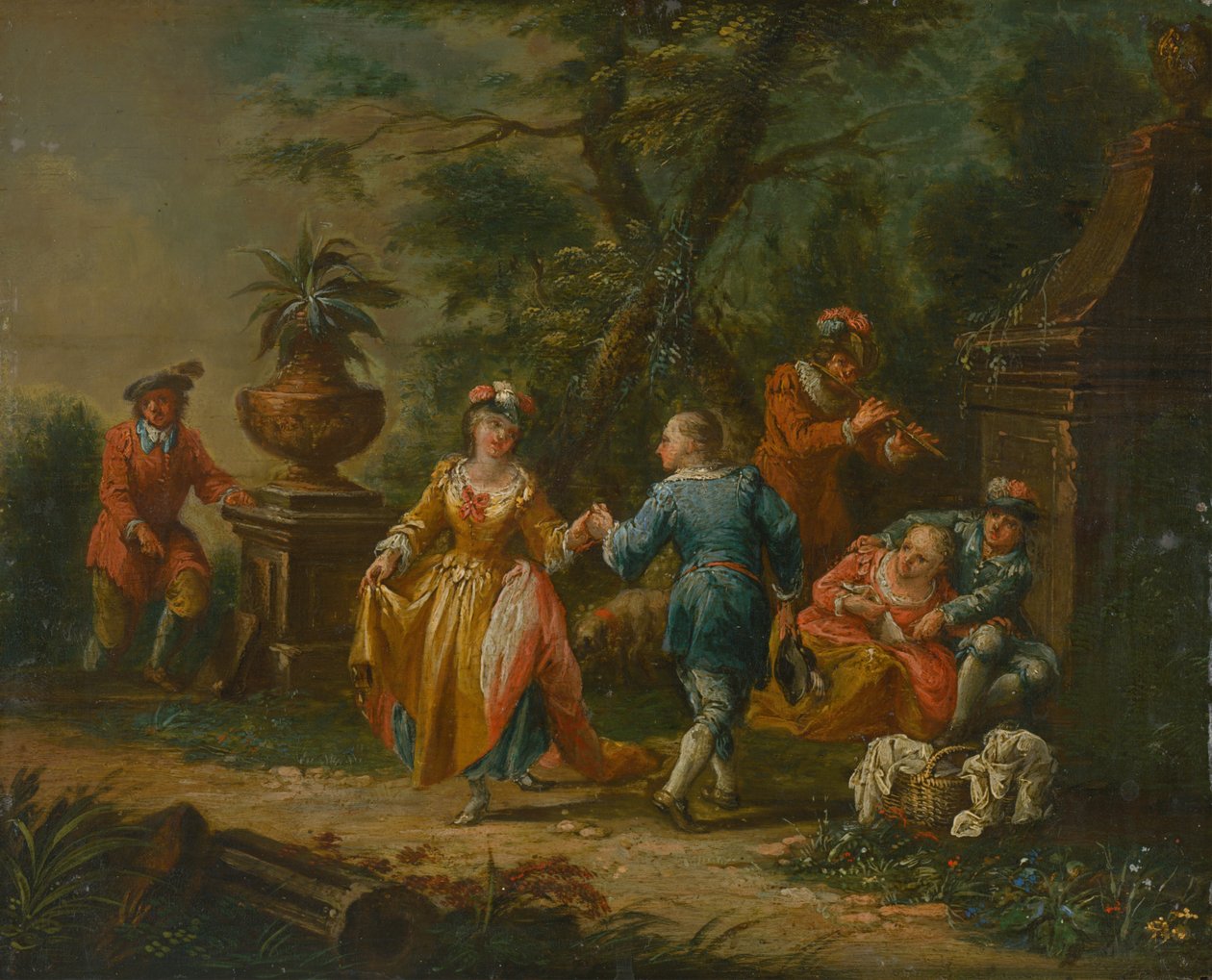 Gallant Scene by anonymous 