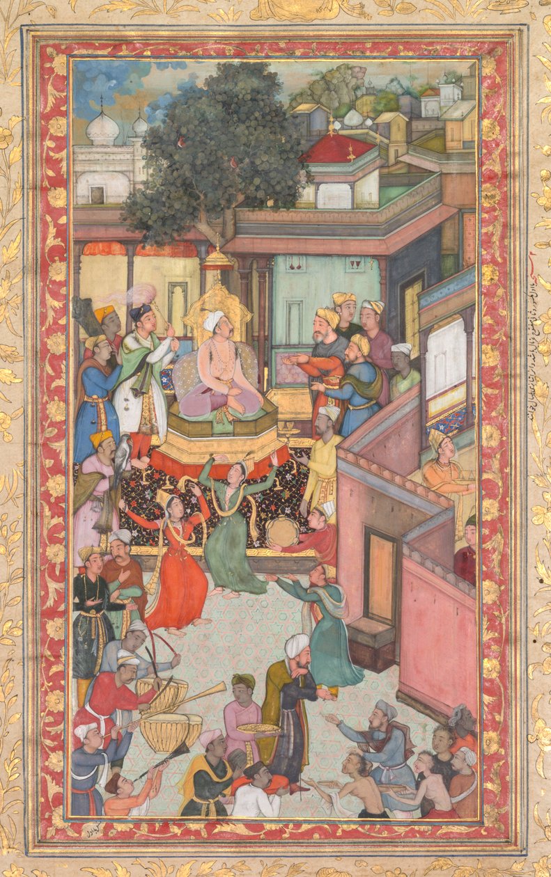 Circumcision ceremony for Akbar’s sons, painting 126 from an Akbar-nama (Book of Akbar) of Abu’l Fazl (Indian, 1551–1602) by attributed to Dharam Das