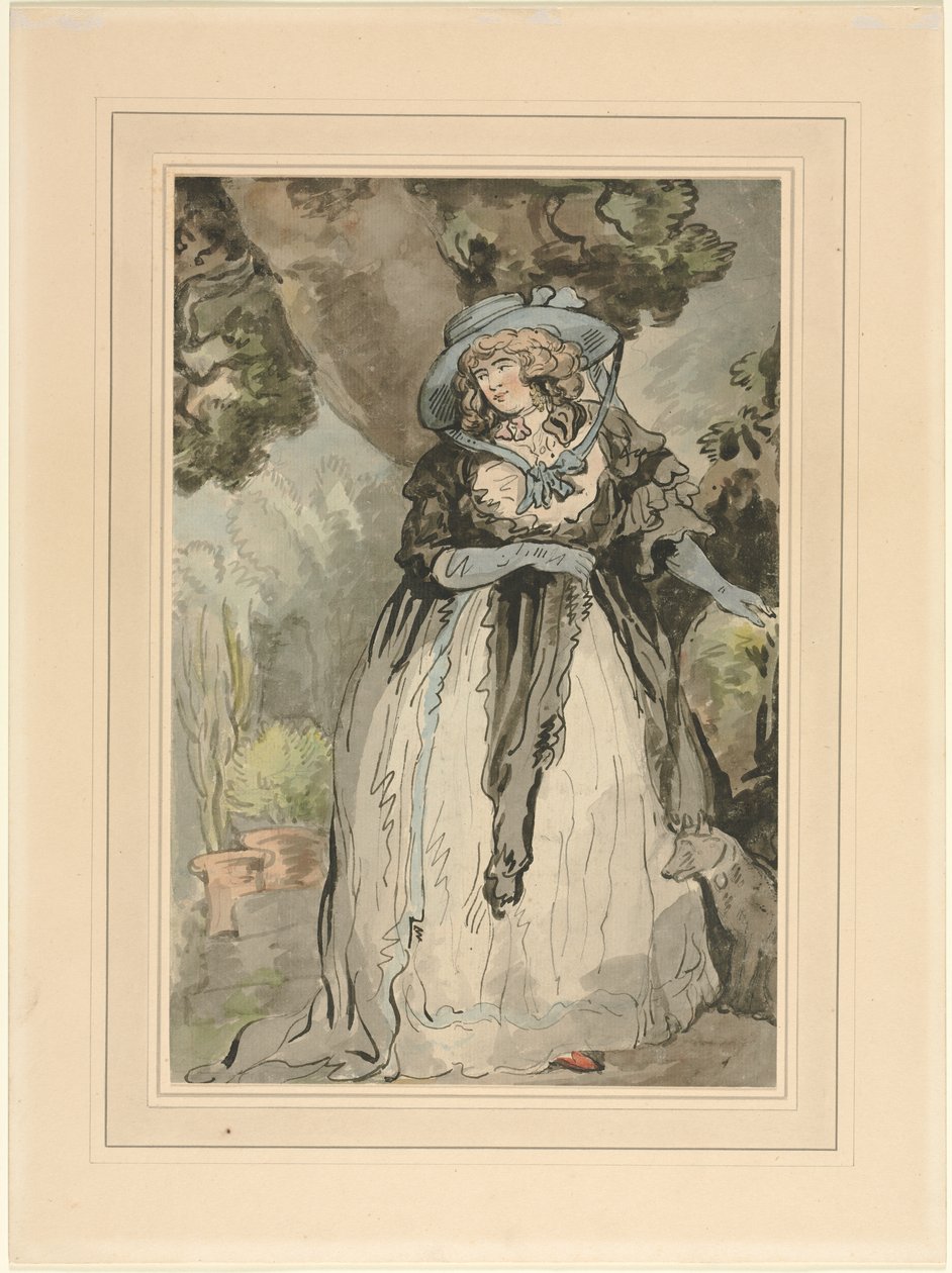 Mrs. Samuel Howitt (née Elizabeth Rowlandaon) by attributed to George Murgatroyd Woodward