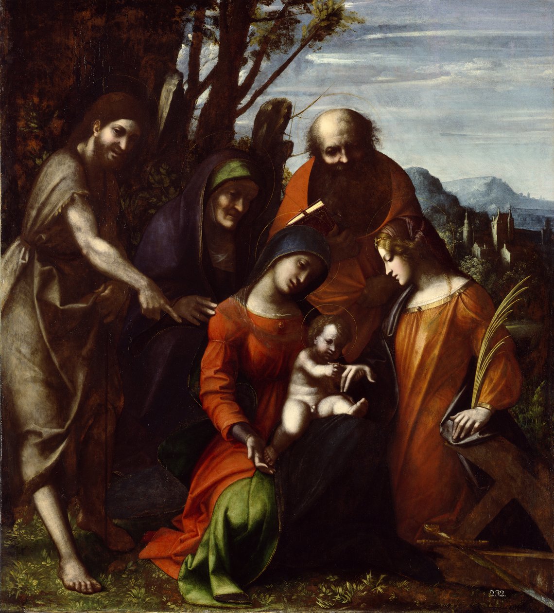 The Mystic Marriage of Saint Catherine by Antonio da Correggio