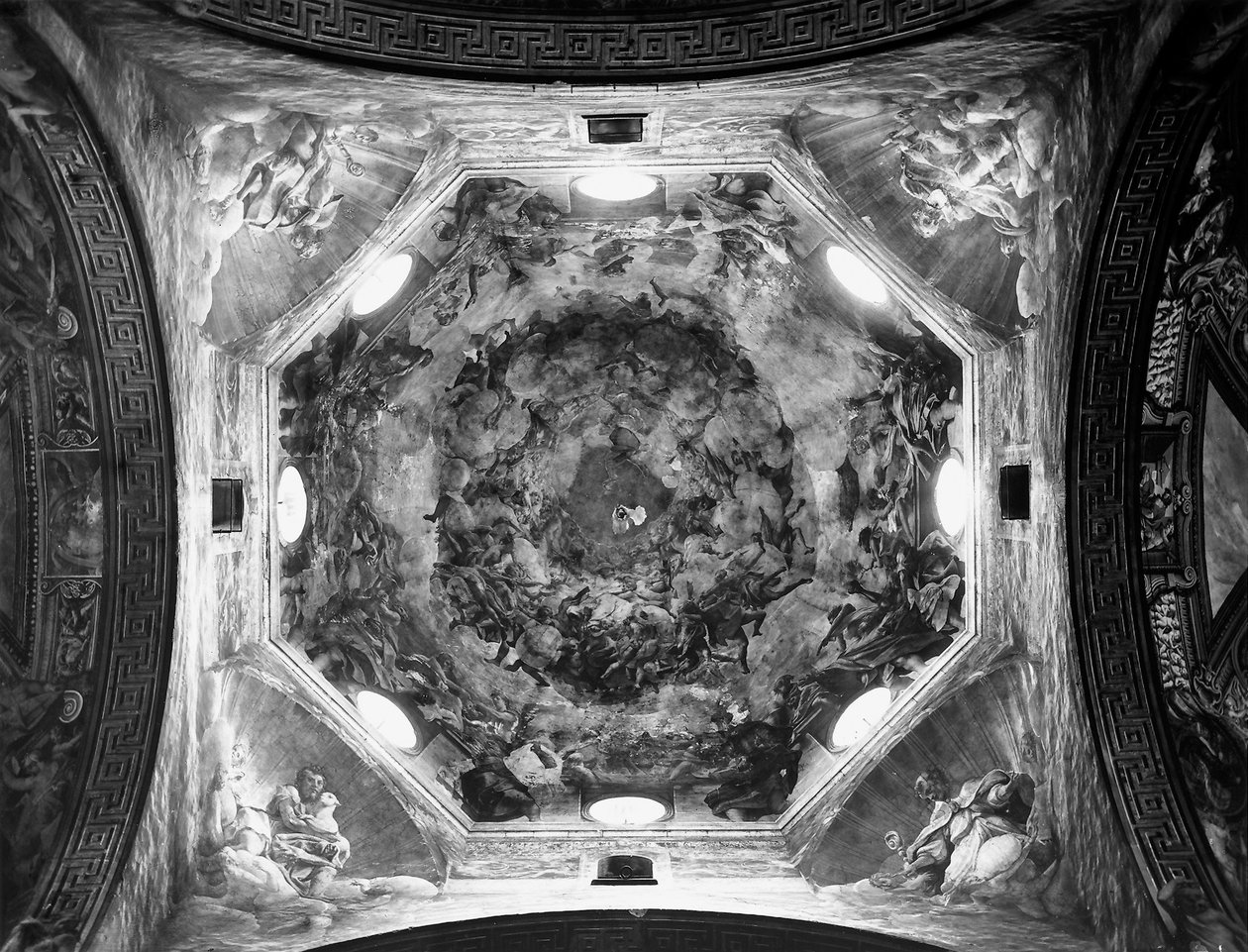 Assumption of the Virgin, from the ceiling of the dome, 1526-30 by Antonio da Correggio
