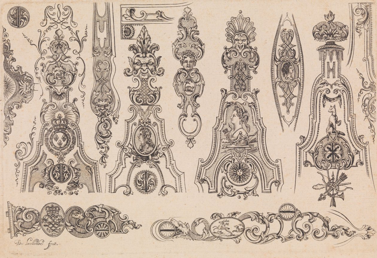 Plate Three from Nouveaux Desseins D