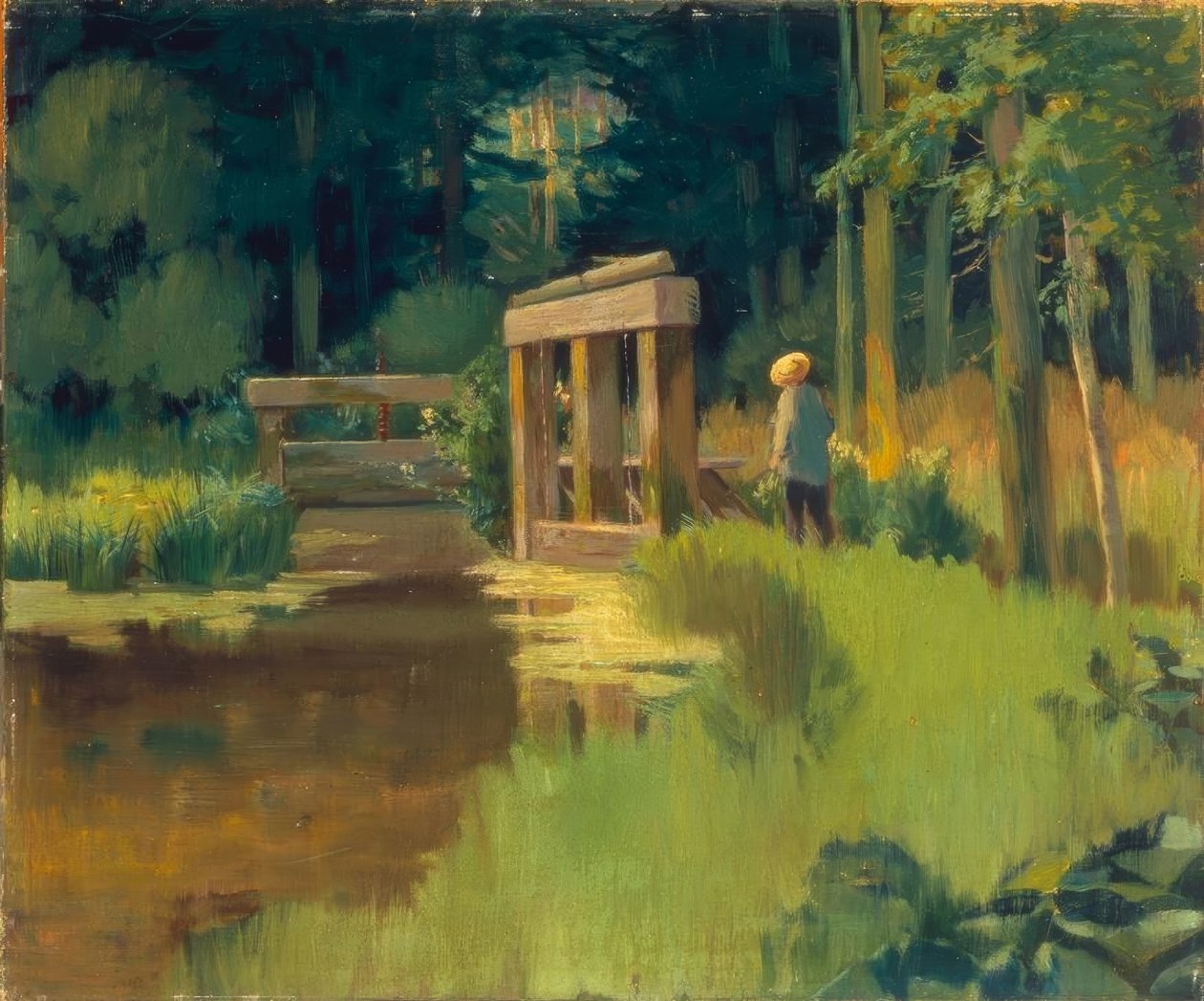 In a Park by Édouard Manet