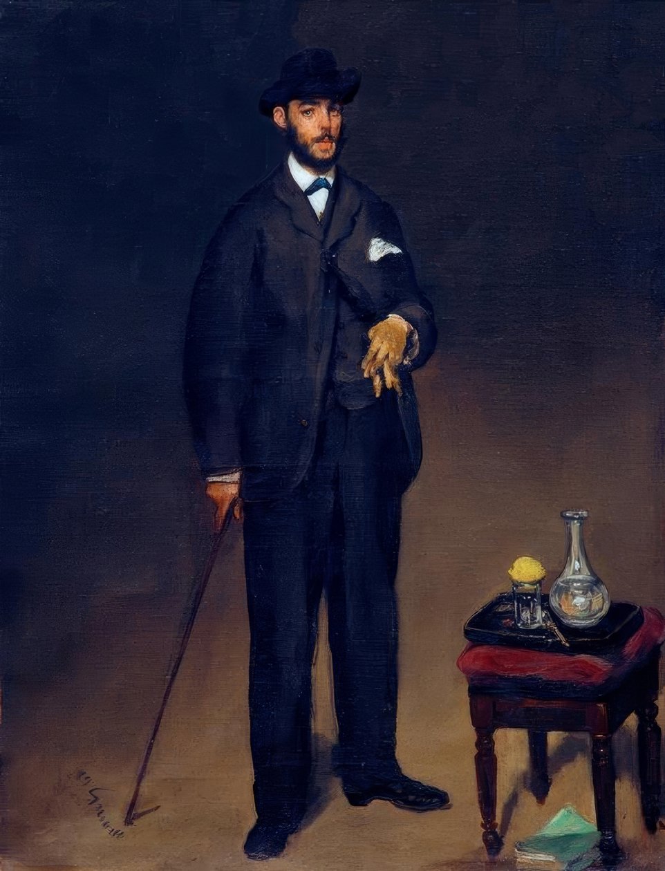 Portrait of Théodore Duret by Édouard Manet
