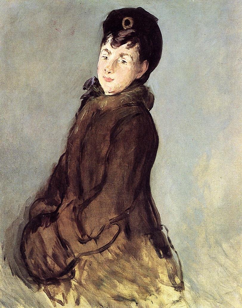 Portrait of Isabelle Lemonnier by Édouard Manet