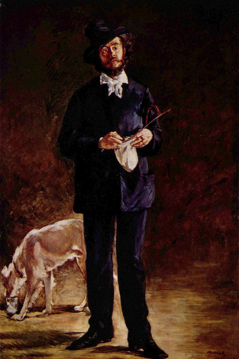 Portrait of Gilbert-Marcellin Desboutin by Édouard Manet