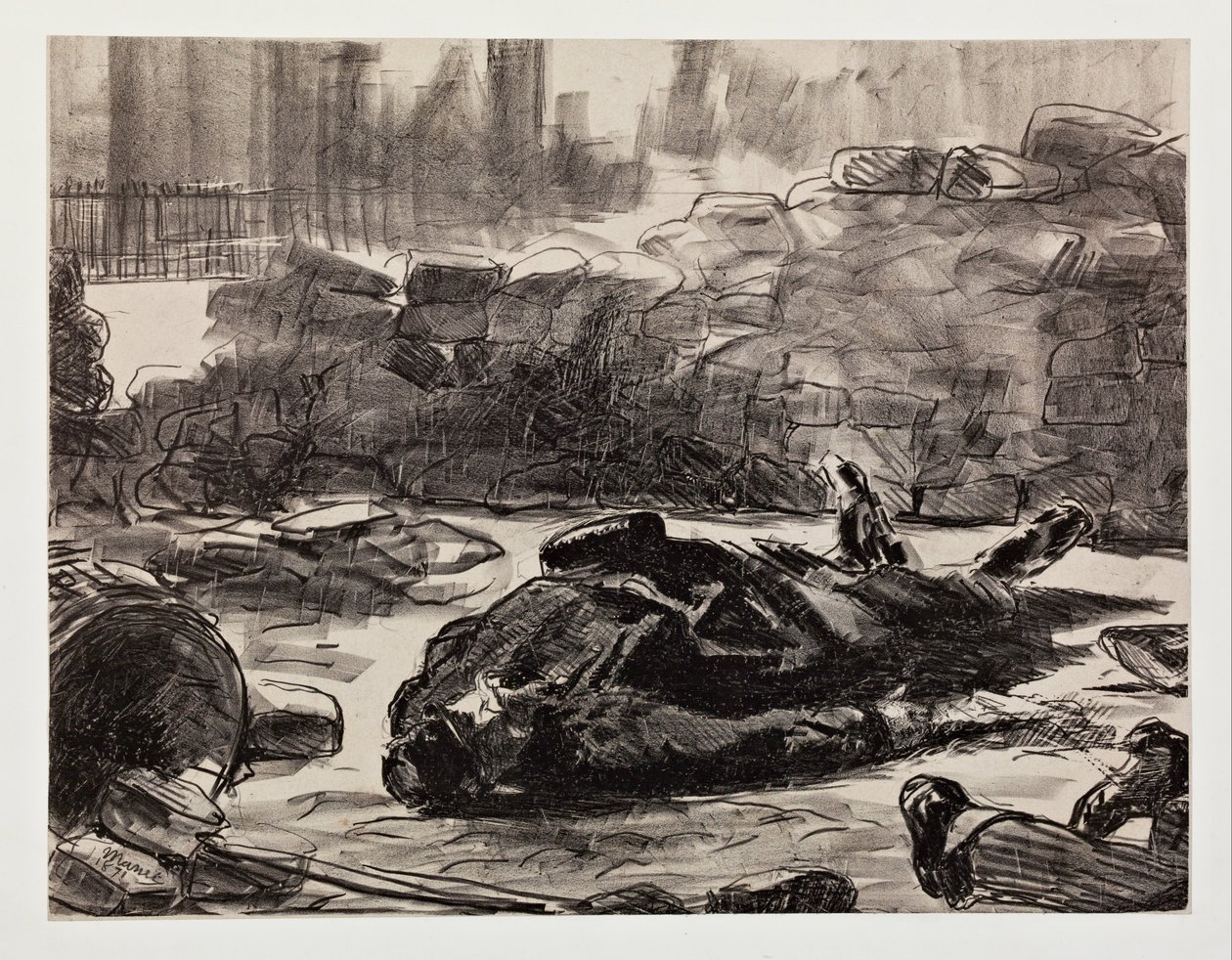 Civil War by Édouard Manet