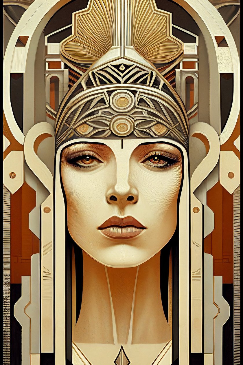 Biomechanical Artwork of Woman Beauty by F. Abderrahim