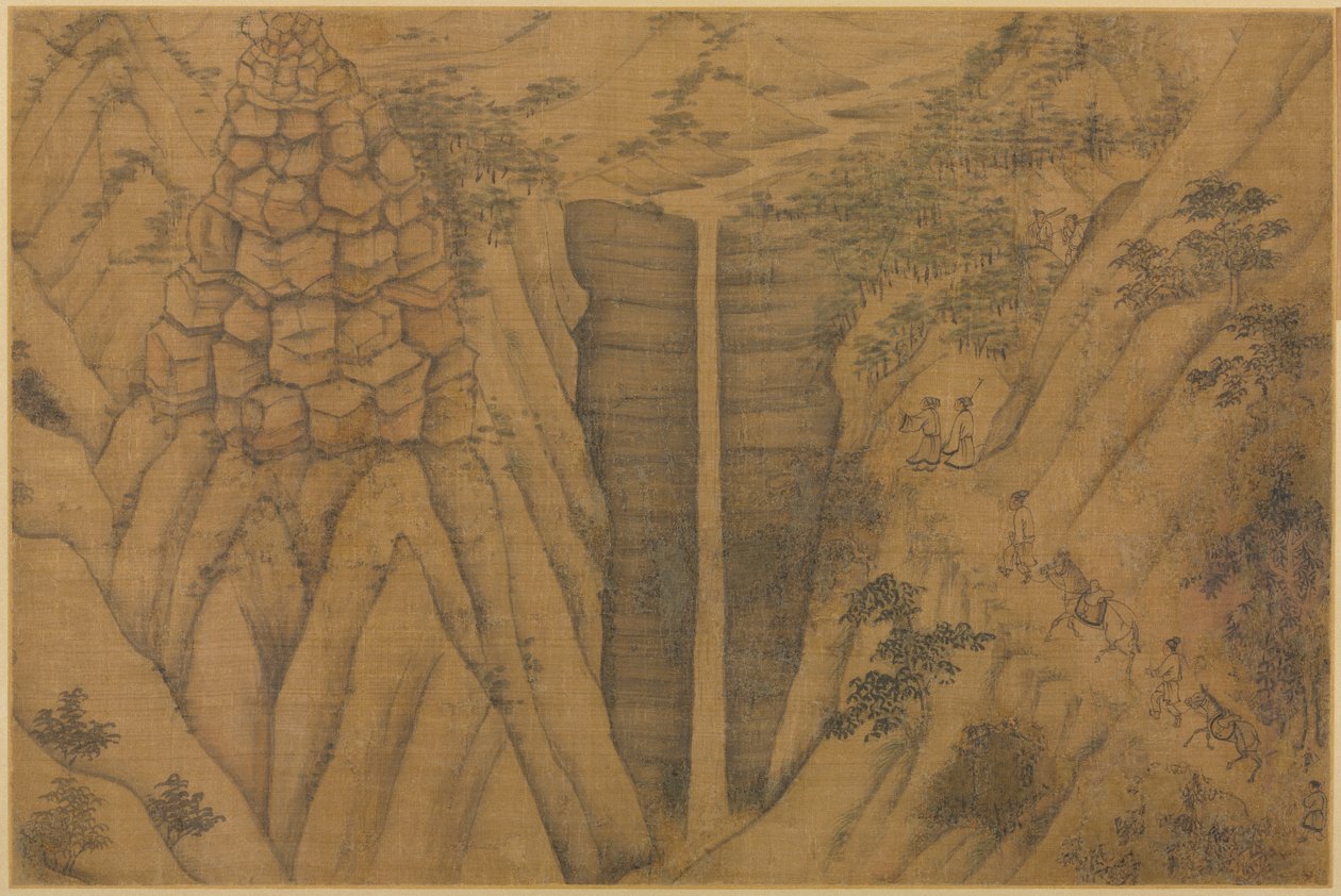 Dwelling in the Longmian ("Sleeping Dragon") Mountains by follower of Li Gonglin
