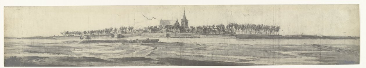 View of Grave, 1672 by frères Moreau