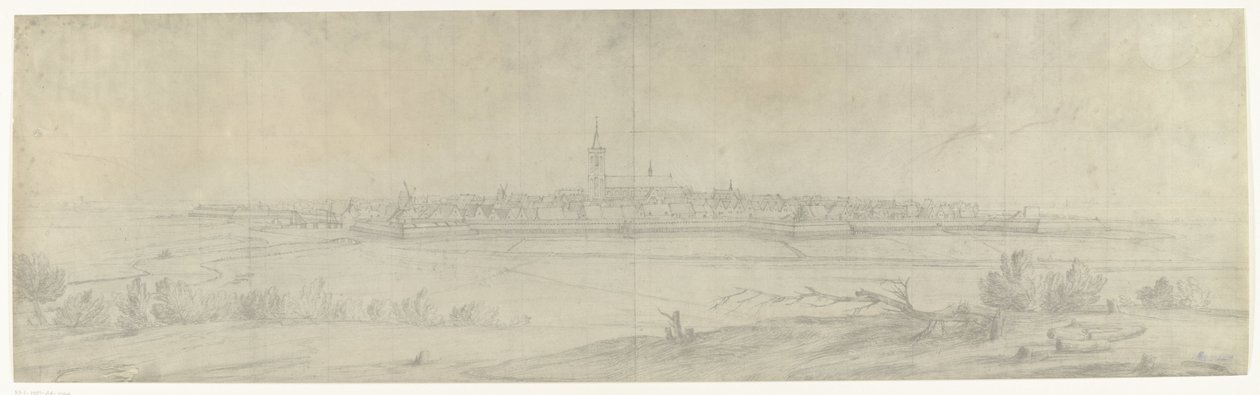 View of Naarden, 1672 by frères Moreau