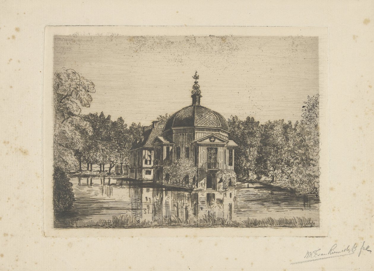 View of Trompenburgh by jonkheer Barthold Willem Floris van Riemsdijk