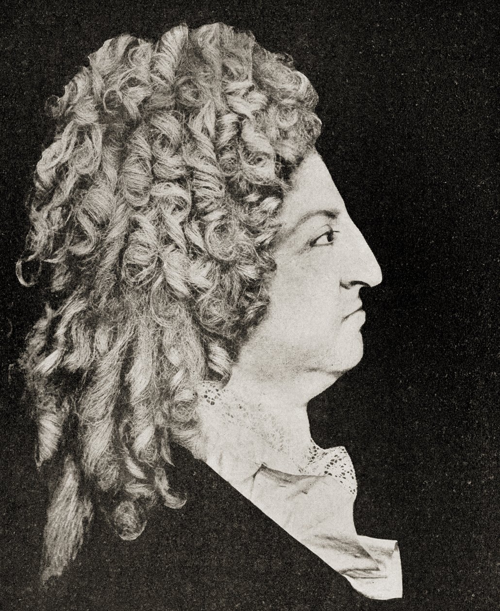 Louis XIV King of France in 1706 by Antoine Benoist or Benoit du Cercle