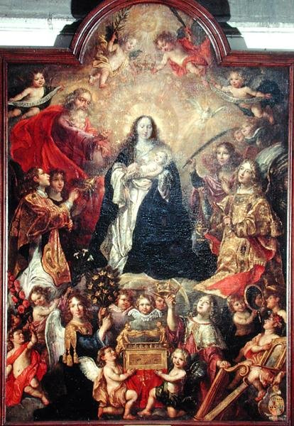 Adoration of the Virgin by or Liemaecker Nicolaas de Liemakere