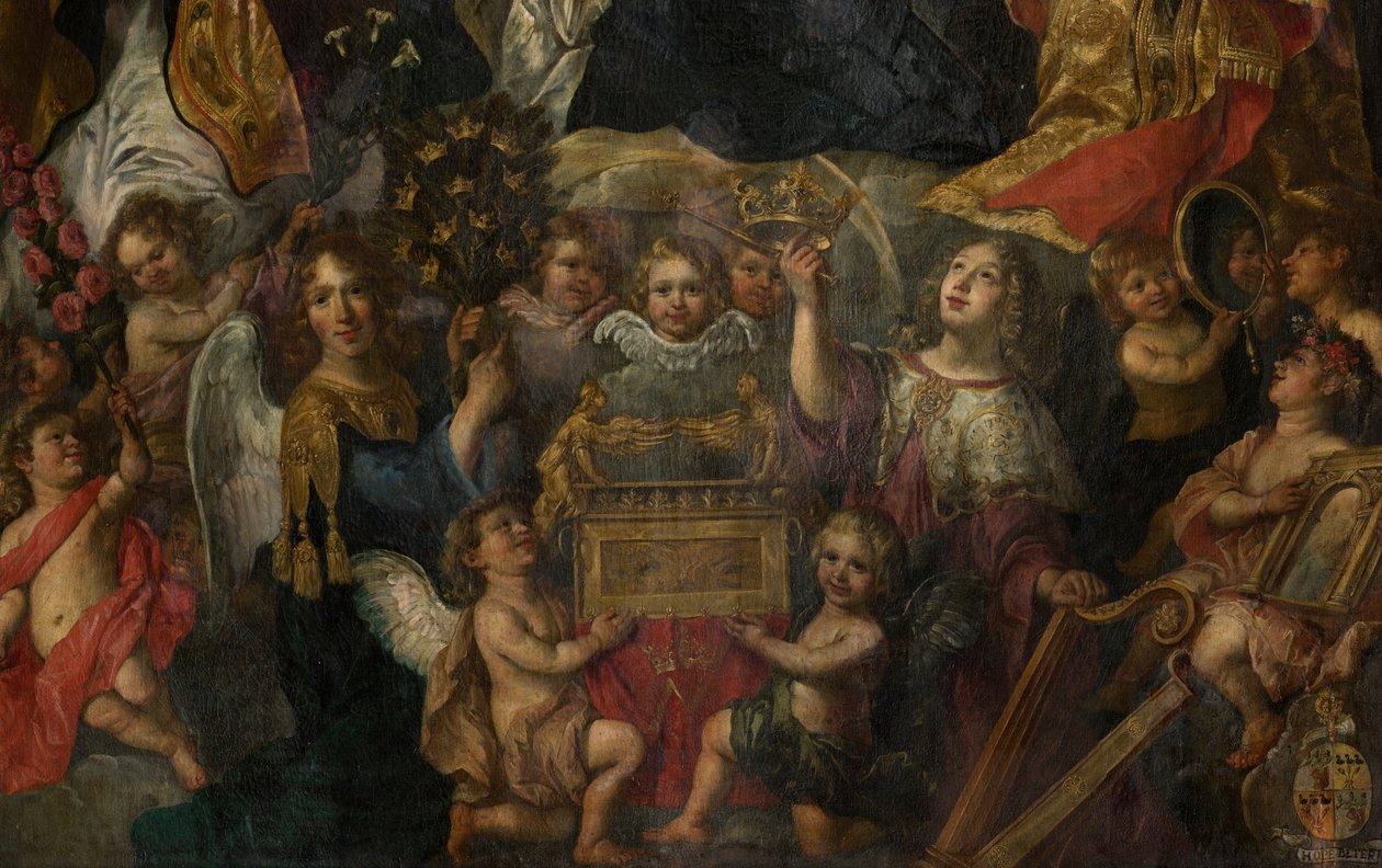 Parish Church (Sint-Walburgakerk). Painting. Nicolas De Liemaeckere by or Liemaecker Nicolaas de Liemakere