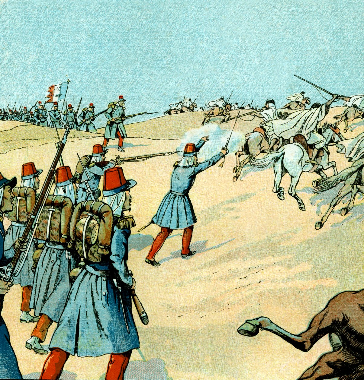 Conquest of Algeria by French army in 1830 by pseudonym for Onfray de Breville Jacques Job