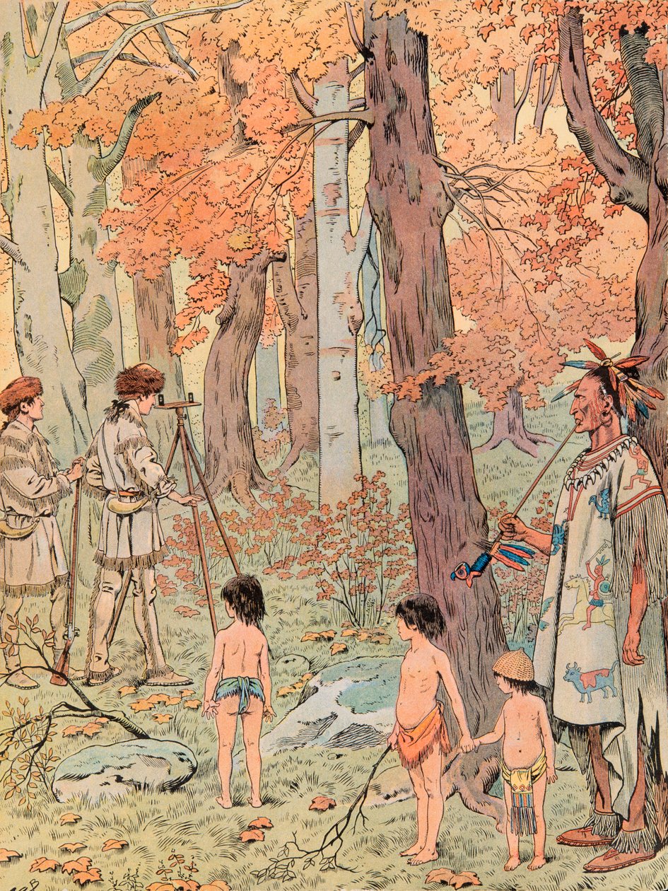 At the Age of Sixteen, George Washington Became a Surveyor and Mapped the Lands West of the Blue Ridge Mountains by pseudonym for Onfray de Breville Jacques Job