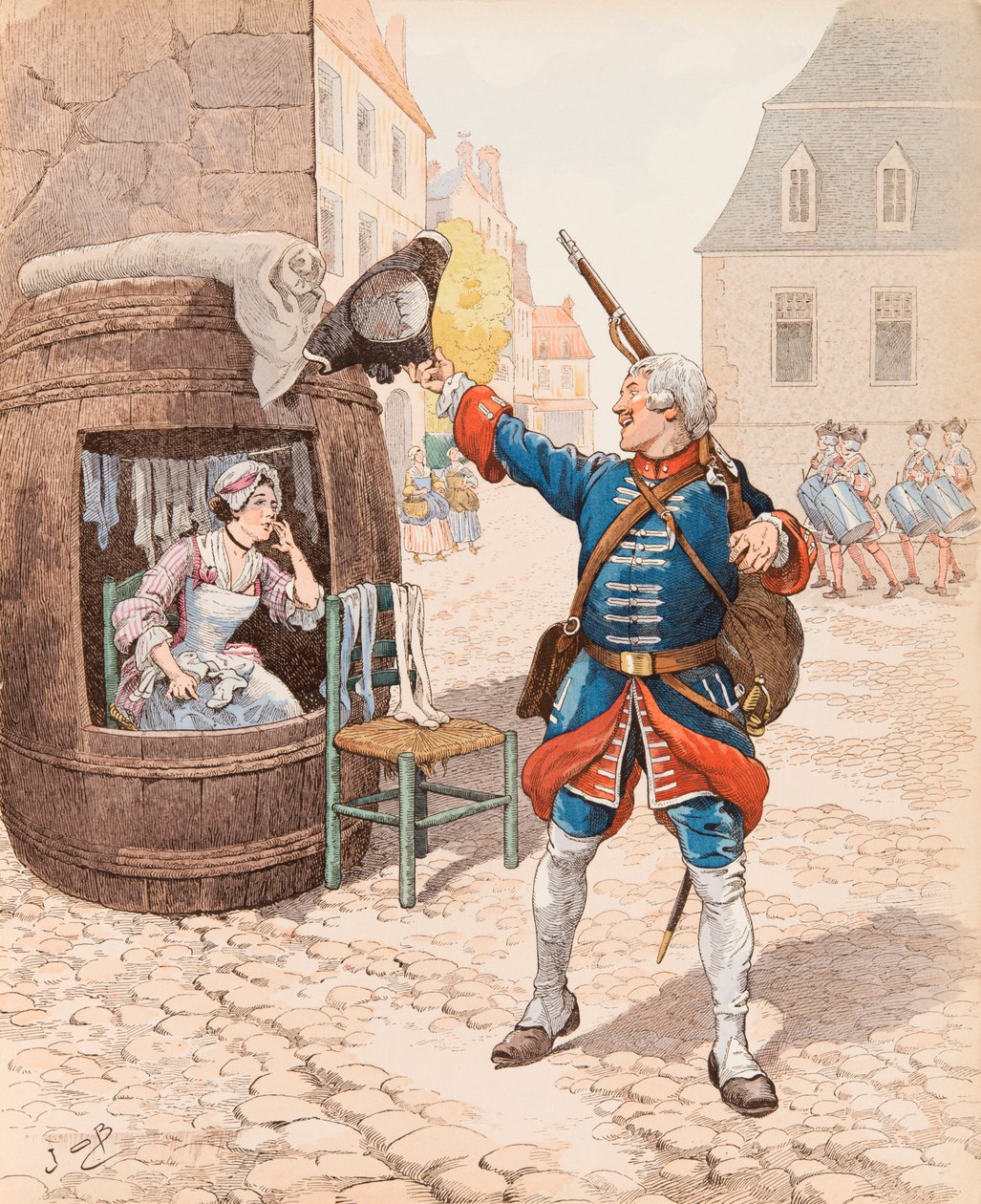 Fanfan la Tulipe by pseudonym for Onfray de Breville Jacques Job