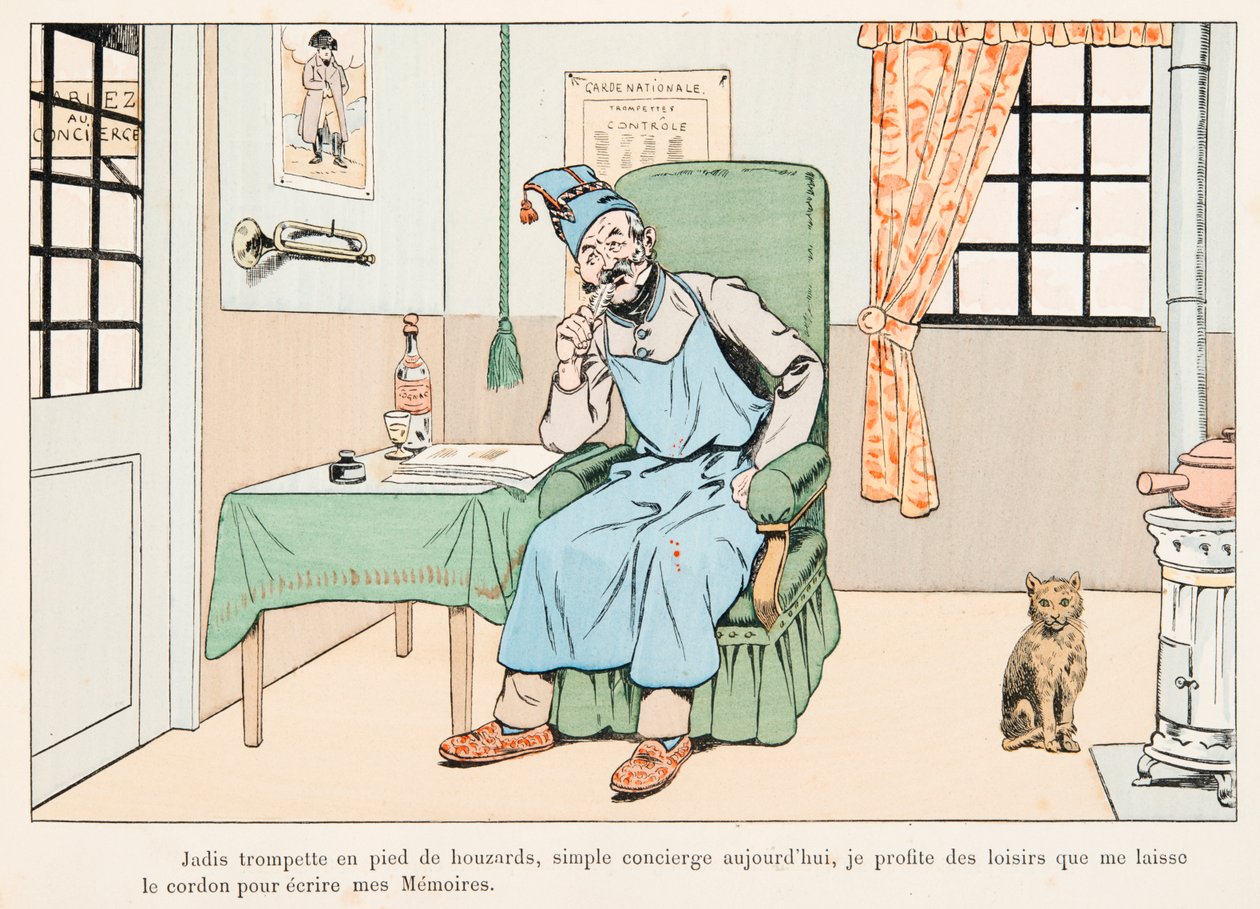 Half Balance Writing Memories by pseudonym for Onfray de Breville Jacques Job