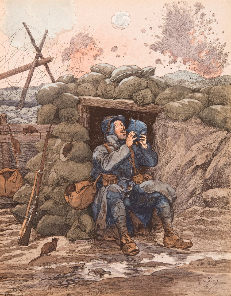 Jacques Marie Gaston Onfroy de Breville, known as JOB by pseudonym for Onfray de Breville Job