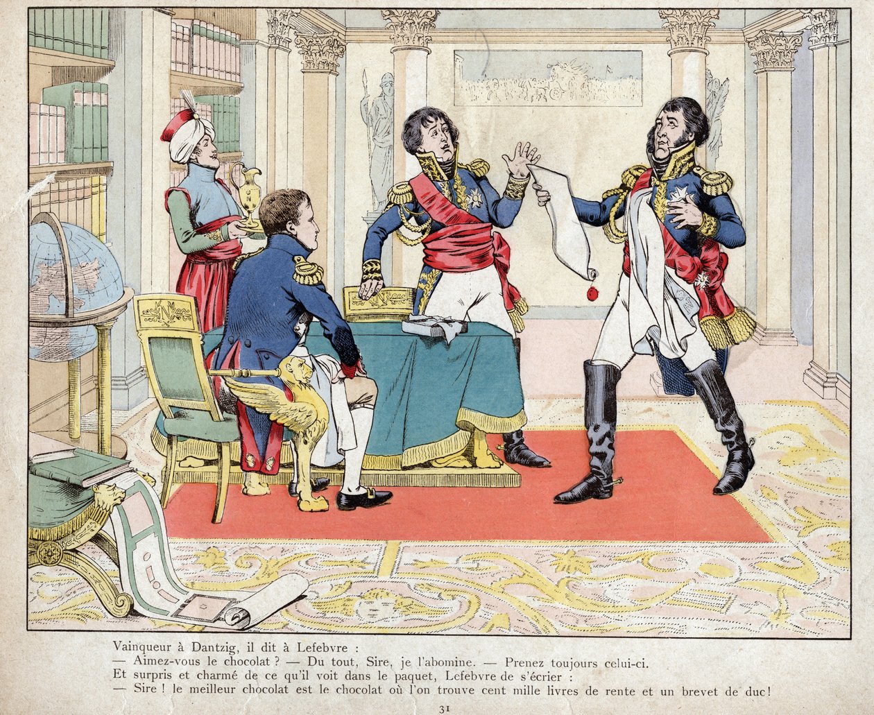 Napoleon and Lefebvre at the Siege of Danzig, May 24, 1807 by pseudonym for Onfray de Breville Job