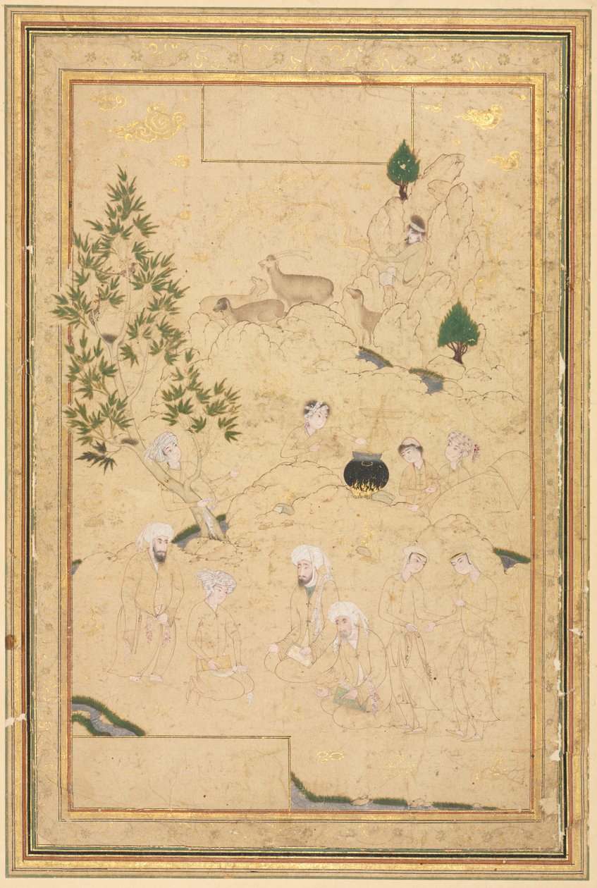 Picnic in the Mountains by style of Muhammadi