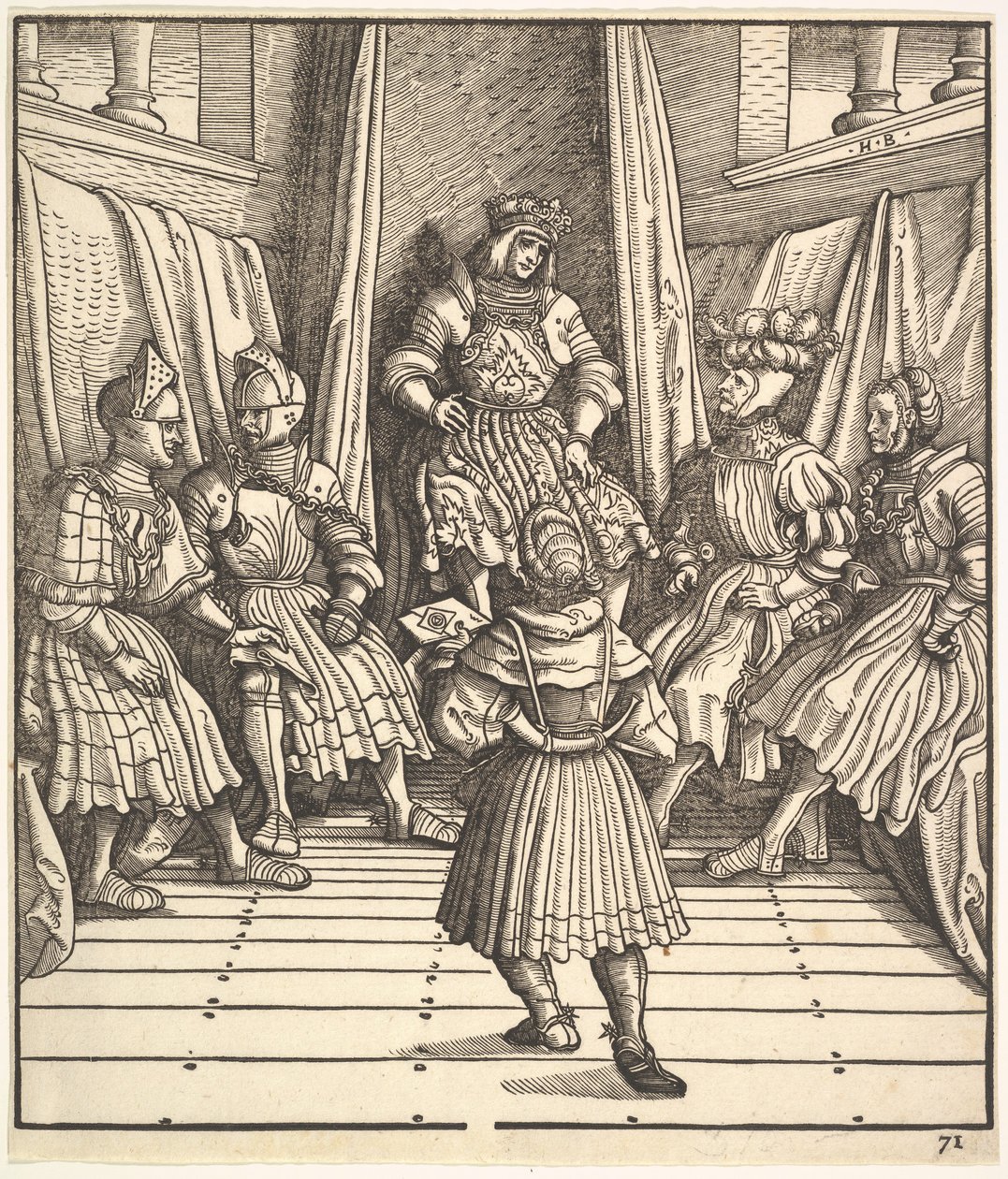 Illustration from The White King by the Elder Hans Burgkmair
