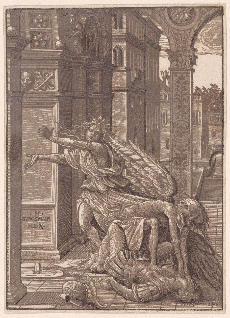 Lovers Surprised by Death by the Elder Hans Burgkmair