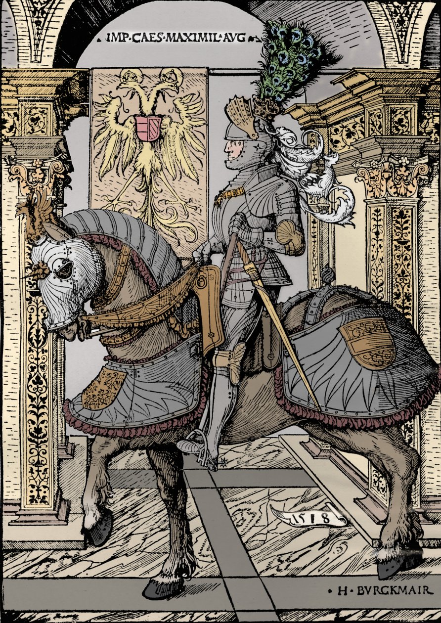 Portrait of the Emperor Maximilian by the Elder Hans Burgkmair