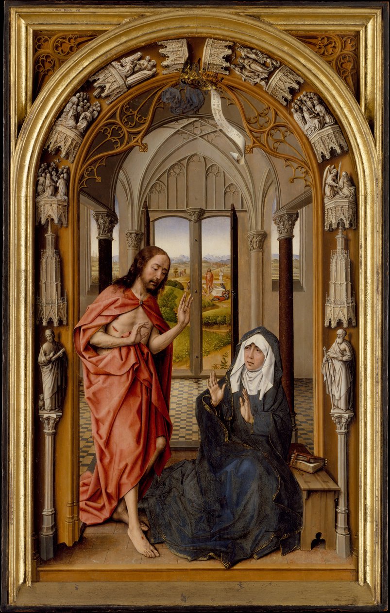 Christ Appearing to His Mother, ca. 1496 by the Elder Juan de Flandes