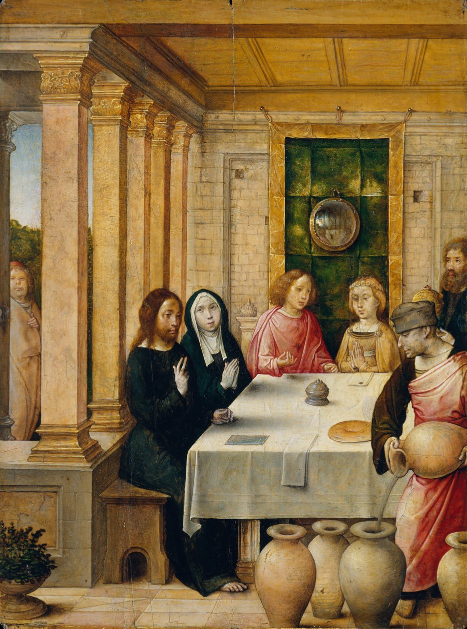 The Marriage Feast at Cana, ca. 1500-1504 by the Elder Juan de Flandes
