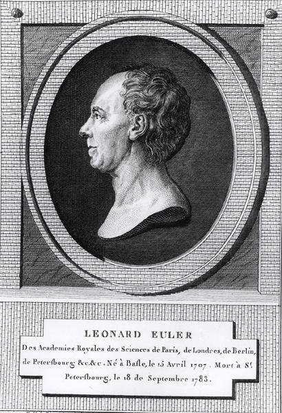 Portrait of Leonard Euler (1707-83) by the Younger Dupin