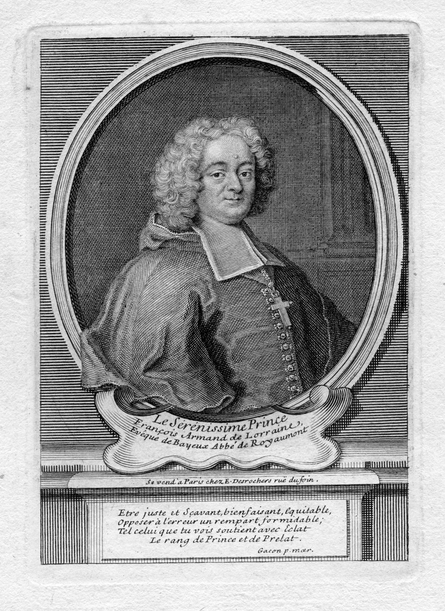 Portrait of François-Armand de Lorraine-Armagnac by Etienne Jehandier Desrochers