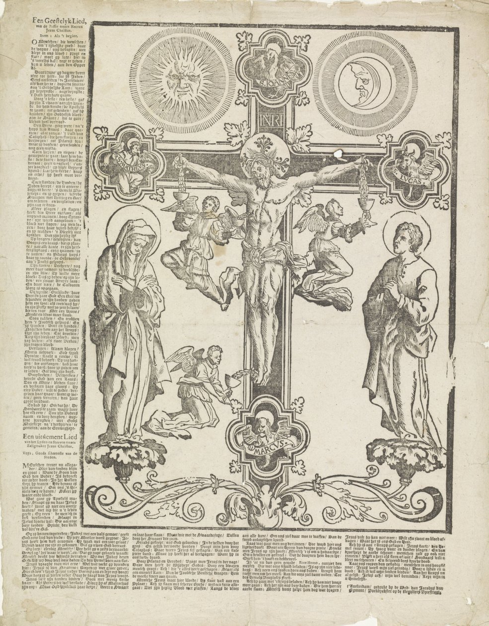 A Spiritual Song of the Passion of Our Lord Jesus Christ by weduwe Jacobus van Egmont