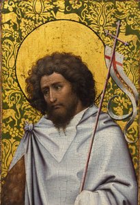 John the Baptist, c.1410 by (1375/8 1444) Master of Flemalle