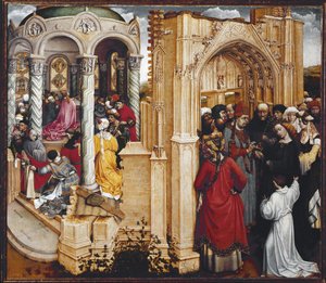 The Marriage of the Virgin by Master of Flémalle