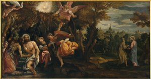 Baptism and Temptation of Christ by Veronese