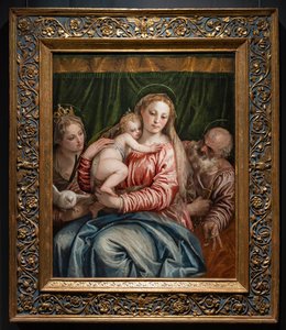 Madonna and Infant Jesus between St. Catherine of Alexandria and Peter