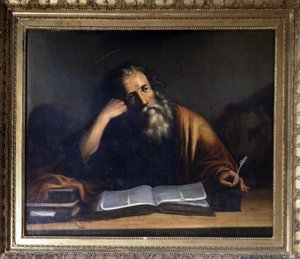Saint Mark Writing the Gospel - Church of La Turbie