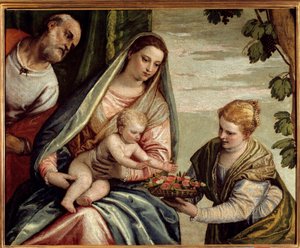 The Holy Family with a Donor (Saint Dorothea)