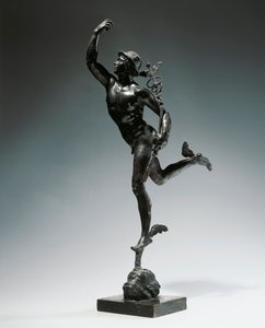 Bronze Statuette of Flying Mercury by Giambologna