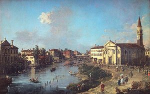 Dolo on the Brenta, with Church of St. Rocco and the Villa Zanon-Bon
