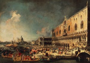 The arrival of the French Ambassador in Venice