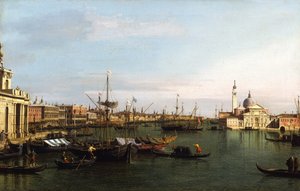 View of Venice: Basilica of San Giorgio Maggiore by (1697 1768) Canaletto