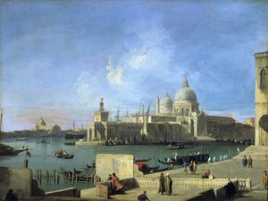 View of the Salute from the Entrance to the Grand Canal, Venice