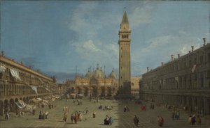 Piazza San Marco by Canaletto