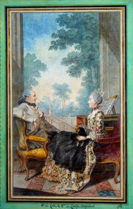 Monsieur et Madame Despourdons by Carmontelle
