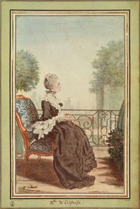 Ms Jeanne Julie Eleonore de Lespinasse (engraving)
